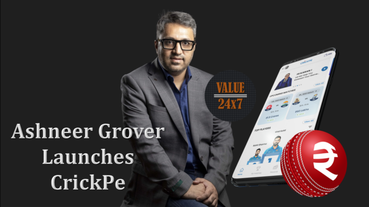 BharatPe Founder Ashneer Grover Launches Crickpe: A Revolutionary Platform for Indian Cricket Fans BharatPe Founder Ashneer Grover Launches Crickpe